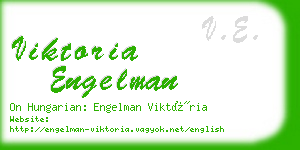 viktoria engelman business card